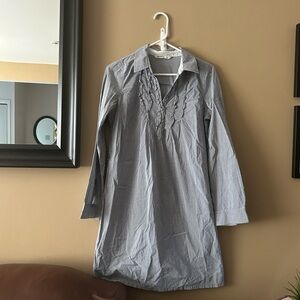 Blue Striped Tunic Dress